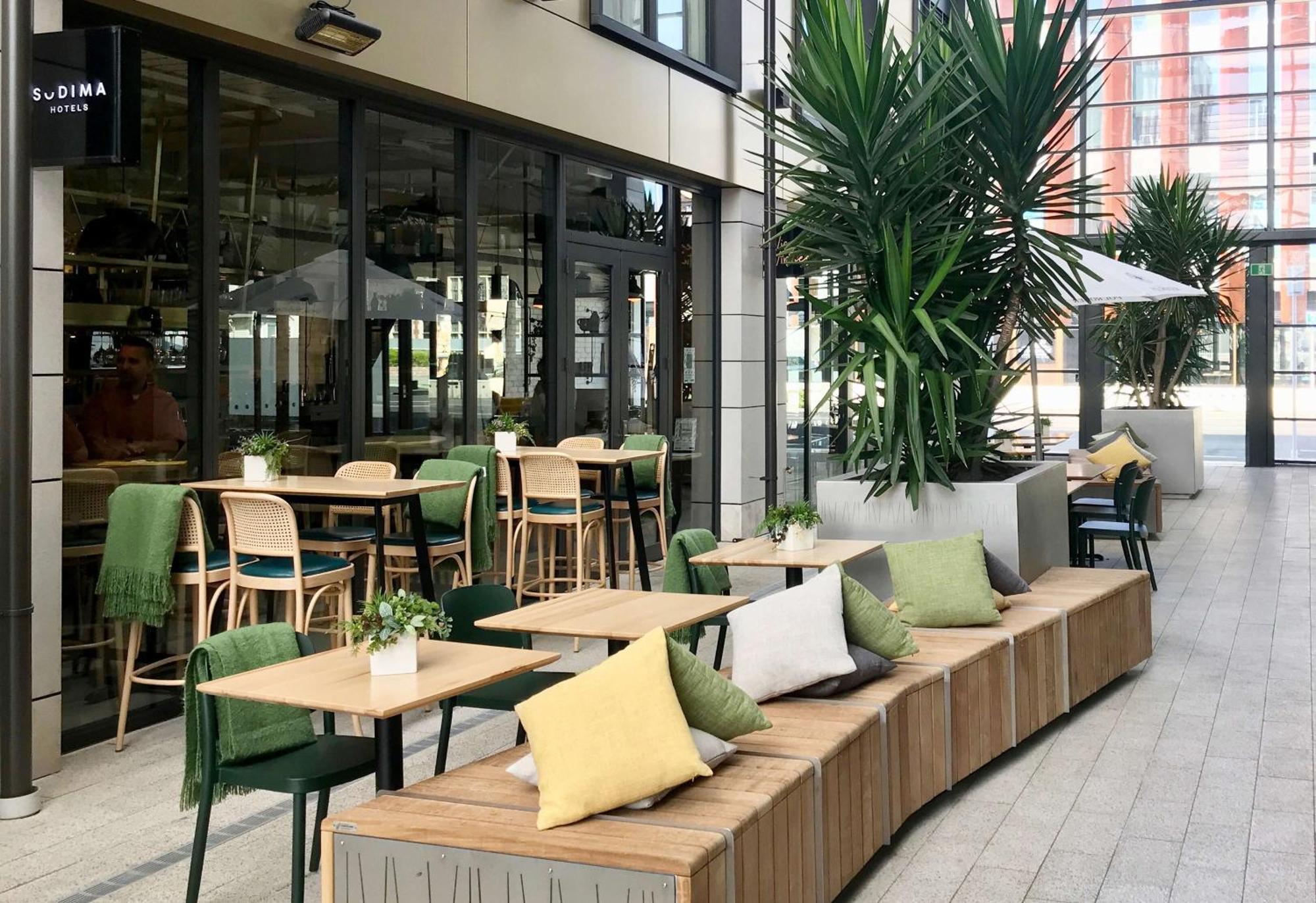 Sudima Christchurch City Eksteriør billede The restaurant